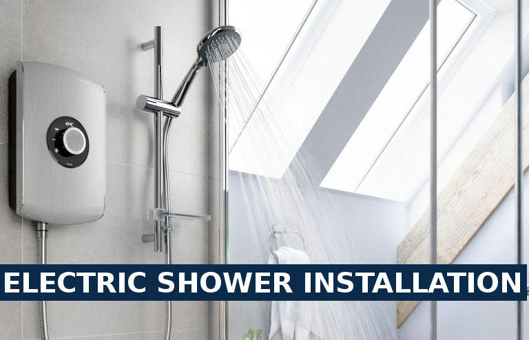 Electric shower installation Olympic Park